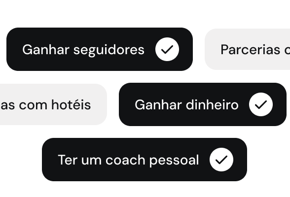 Selecting growth goals in the Boom app