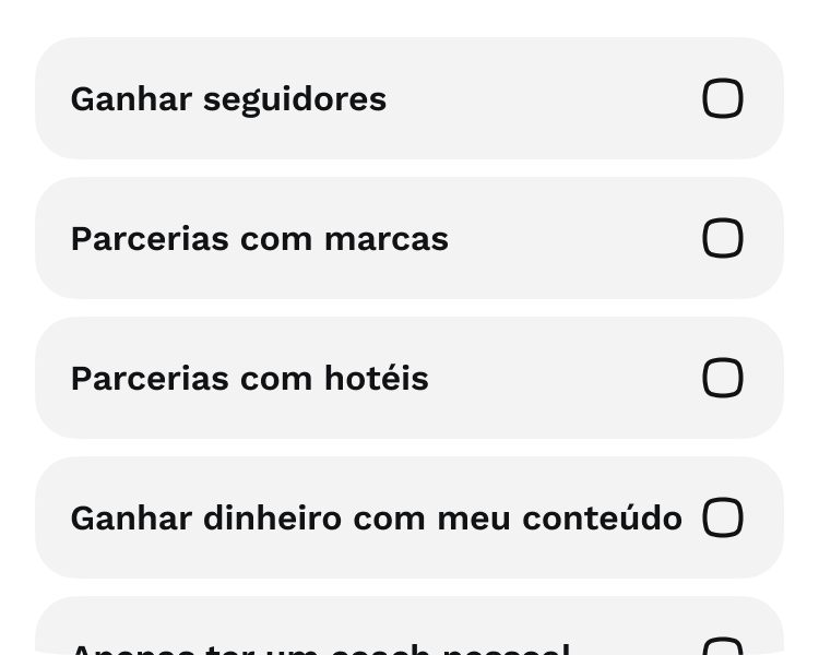 Defina suas metas